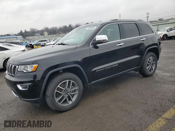 2022 Jeep Grand Cherokee WK Limited with VIN 1C4RJFBG5NC122179, listed as a Copart auction lot 43695885 with 47,862 mi miles and Salvage Title. Bid and sale history available at carsss.com. Image 1.