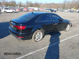 2017 Audi A4 Season of Audi Premium with VIN WAUDNAF44HN053251, listed as a IAAI auction lot 41088772 with 107,915 mi miles. Bid and sale history available at carsss.com. Image 4.