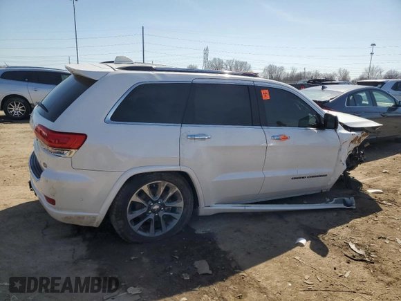 2017 Jeep Grand Cherokee Overland with VIN 1C4RJFCT3HC822900, listed as a Copart auction lot 48965335 with 0 mi miles and Clean Title. Bid and sale history available at carsss.com. Image 3.