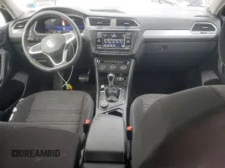 2023 Volkswagen Tiguan S with VIN 3VVFB7AX3PM102667, listed as a Copart auction lot 85290424 with 15,436 mi miles and Salvage title. Bid and sale history available at DreamBid. Image 8.