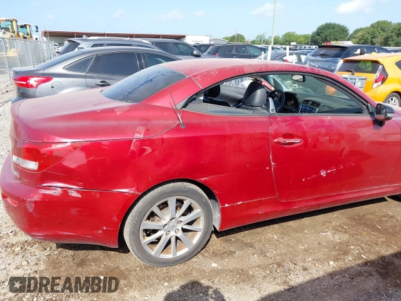 2010 Lexus IS 250 C with VIN JTHFF2C29A2512412, listed as a IAAI auction lot 42526554 with 228,082 mi miles and . Bid and sale history available at DreamBid. Image 6.