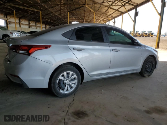 2022 Hyundai Accent SE with VIN 3KPC24A64NE173729, listed as a Copart auction lot 60678615 with 48,990 mi miles and Salvage title. Bid and sale history available at DreamBid. Image 3.