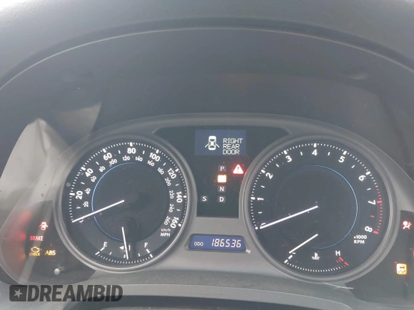 2006 Lexus IS 350 with VIN JTHBE262X65001939, listed as a IAAI auction lot 42454686 with 186,536 mi miles and . Bid and sale history available at DreamBid. Image 7.