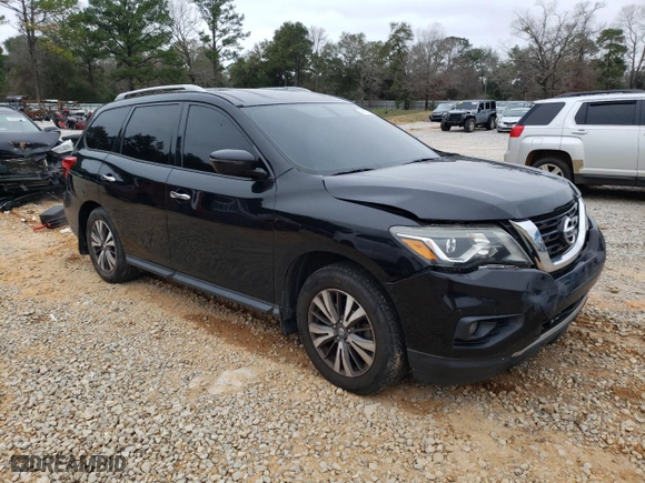 2017 Nissan Pathfinder SV with VIN 5N1DR2MN3HC608271, listed as a Copart auction lot 44179875 with 121,326 mi miles and Salvage Title. Bid and sale history available at carsss.com. Image 4.