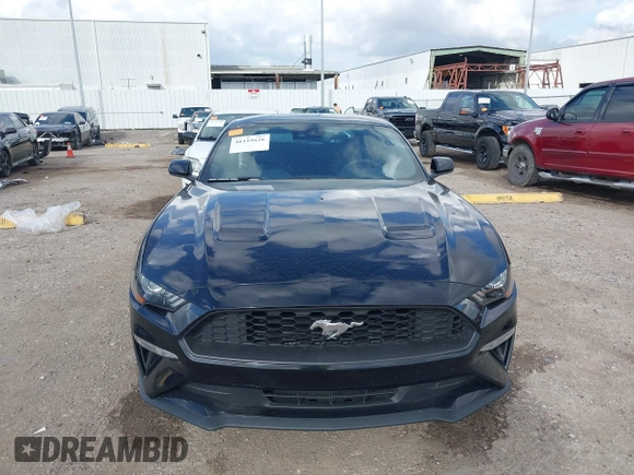 2021 Ford Mustang EcoBoost with VIN 1FA6P8TH6M5153650, listed as a IAAI auction lot 41119626 with 54,311 mi miles. Bid and sale history available at carsss.com. Image 12.