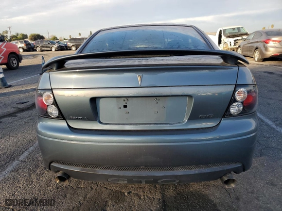 2005 Pontiac GTO with VIN 6G2VX12U15L463205, listed as a Copart auction lot 84111184 with 168,203 mi miles and Clean Title. Bid and sale history available at carsss.com. Image 6.