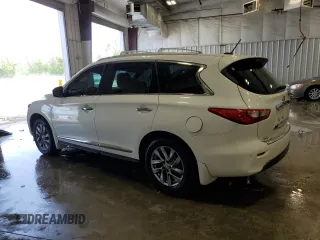 2014 Infiniti QX60 with VIN 5N1AL0MM9EC520157, listed as a Copart auction lot 57418595 with 156,534 mi miles and Clean title. Bid and sale history available at DreamBid. Image 2.