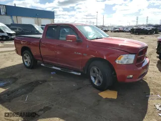 2010 Dodge Ram 1500 SLT with VIN 1D7RV1GT7AS150259, listed as a Copart auction lot 49993815 with 142,024 mi miles and Salvage Title. Bid and sale history available at carsss.com. Image 4.