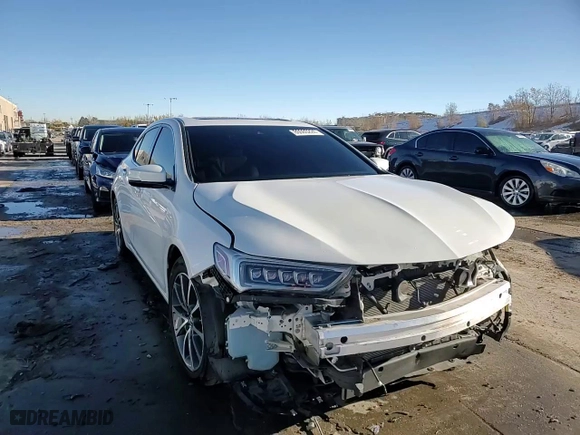 2020 Acura TLX with VIN 19UUB3F37LA001516, listed as a Copart auction lot 80085224 with 45,530 mi miles and Salvage Title. Bid and sale history available at carsss.com. Image 14.