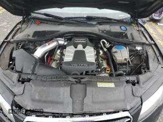 2014 Audi A7 Premium Plus with VIN WAUWGAFC4EN156501, listed as a Copart auction lot 58092255 with Not provided miles and Salvage title. Bid and sale history available at DreamBid. Image 11.