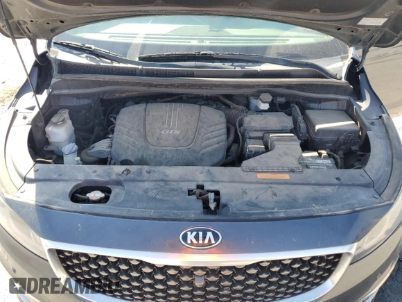2017 Kia Sedona SX-L with VIN KNDME5C14H6271933, listed as a Copart auction lot 53614575 with 166,429 mi miles and Clean Title. Bid and sale history available at carsss.com. Image 12.
