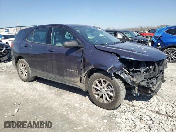 2019 Chevrolet Equinox LS with VIN 3GNAXHEV0KS539269, listed as a Copart auction lot 48317305 with 116,089 mi miles and Salvage Title. Bid and sale history available at DreamBid. Image 4.