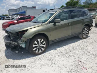 2015 Subaru Outback Limited z VIN 4S4BSANC5F3319229, wystawiony jako Copart lot #58090295 z przebiegiem 140 993 mil mil oraz Szkoda całkowita • Salvage title. Historia ofert i sprzedaży dostępna na DreamBid. Obrazek 1.
