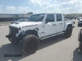 2023 Jeep Gladiator Mojave with VIN 1C6JJTEG7PL503422, listed as a Copart auction lot 57415415 with 29,771 mi miles and Salvage title. Bid and sale history available at DreamBid. Image 1.