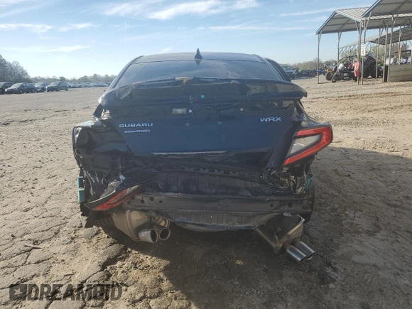 2024 Subaru WRX with VIN JF1VBAB67R9804351, listed as a Copart auction lot 49258745 with 7,007 mi miles and Salvage title. Bid and sale history available at DreamBid. Image 6.
