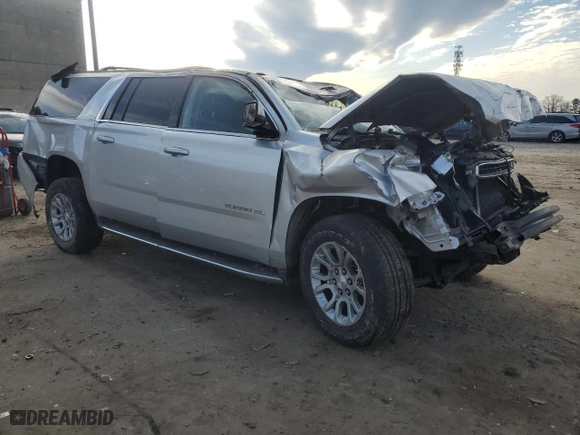 2016 GMC Yukon XL SLE with VIN 1GKS2FKC5GR352269, listed as a Copart auction lot 45784935 with 0 mi miles and Salvage Title. Bid and sale history available at carsss.com. Image 4.