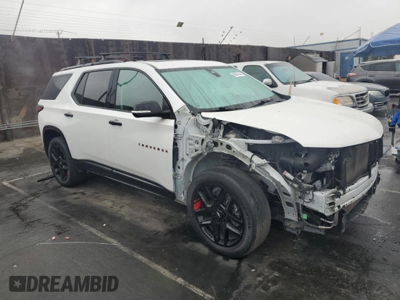 2021 Chevrolet Traverse Premier with VIN 1GNERKKW7MJ125125, listed as a Copart auction lot 86827644 with 62,998 mi miles and Salvage Title. Bid and sale history available at carsss.com. Image 4.