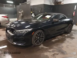2023 BMW 8 Series with VIN WBAFY4C01PCM52812, listed as a IAAI auction lot 41967777 with 12,490 mi miles and . Bid and sale history available at DreamBid. Image 2.