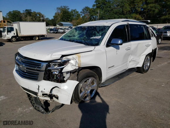 2018 Chevrolet Tahoe Premier with VIN 1GNSCCKC0JR167777, listed as a Copart auction lot 80142954 with 129,161 mi miles and Non Repairable. Bid and sale history available at carsss.com. Image 1.