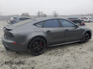 2016 Audi S7 with VIN WAUW2AFC0GN019847, listed as a Copart auction lot 83777124 with 103,009 mi miles and Salvage Title. Bid and sale history available at carsss.com. Image 3.