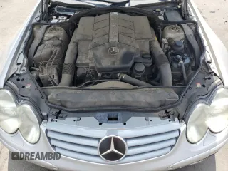 2003 Mercedes-Benz SL 500 with VIN WDBSK75F83F032154, listed as a Copart auction lot 63123435 with 123,359 mi miles and Clean title. Bid and sale history available at DreamBid. Image 11.