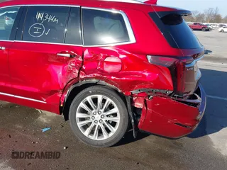 2021 Cadillac XT6 Premium Luxury with VIN 1GYKPDRS5MZ233349, listed as a IAAI auction lot 41818937 with 44,344 mi miles and . Bid and sale history available at DreamBid. Image 6.