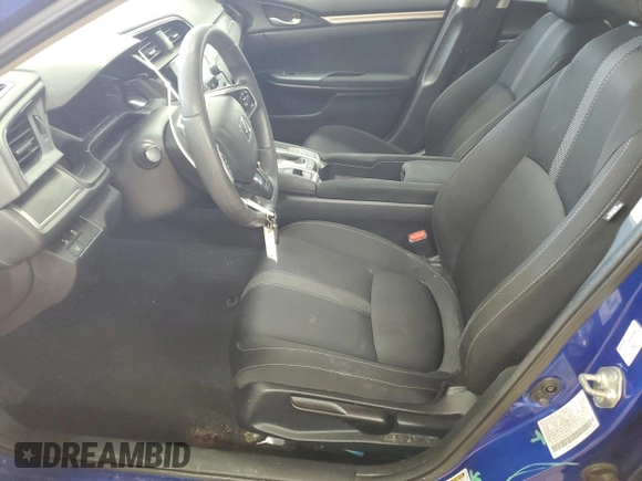 2019 Honda Civic Sedan LX with VIN 2HGFC2F66KH587488, listed as a Copart auction lot 45280025 with 58,272 mi miles and Salvage Title. Bid and sale history available at carsss.com. Image 7.