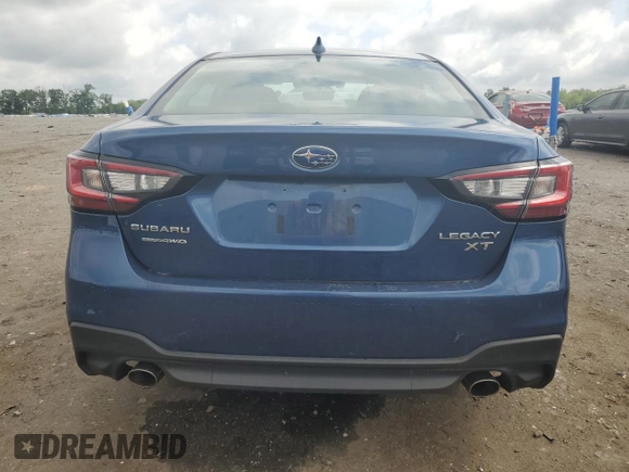 2022 Subaru Legacy Limited XT with VIN 4S3BWGN61N3023791, listed as a Copart auction lot 60174785 with 34,261 mi miles and Salvage title. Bid and sale history available at DreamBid. Image 6.