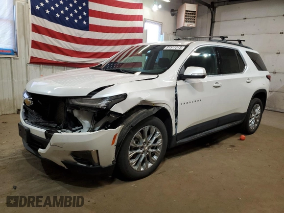 2022 Chevrolet Traverse LT Cloth with VIN 1GNEVGKW5NJ179520, listed as a Copart auction lot 81577213 with 32,859 mi miles. Bid and sale history available at carsss.com. Image 1.