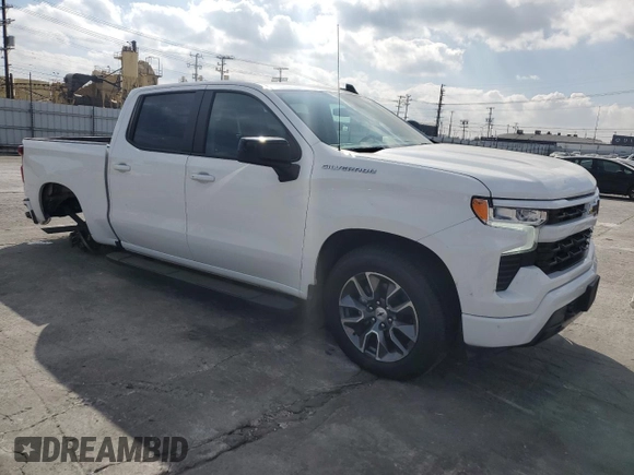 2022 Chevrolet Silverado 1500 RST with VIN 1GCPADED3NZ502311, listed as a Copart auction lot 43659205 with 37,312 mi miles and Salvage Title. Bid and sale history available at DreamBid. Image 4.