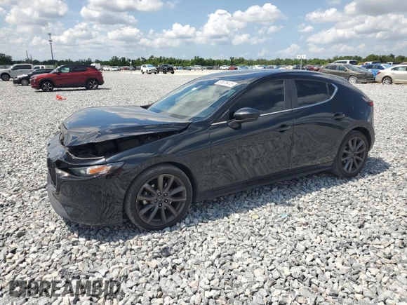 2019 Mazda 3 Preferred with VIN JM1BPBMM4K1136576, listed as a Copart auction lot 55875415 with 52,990 mi miles and Non repairable. Bid and sale history available at DreamBid. Image 1.