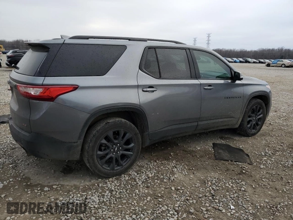 2021 Chevrolet Traverse RS with VIN 1GNERJKWXMJ153348, listed as a Copart auction lot 44298025 with 134,230 mi miles and Salvage Title. Bid and sale history available at carsss.com. Image 3.