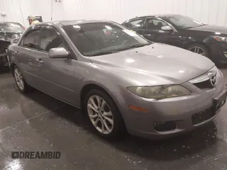 2006 Mazda 6 i with VIN 1YVFP80C865M23087, listed as a IAAI auction lot 41412551 with 148,395 mi miles. Bid and sale history available at carsss.com. Image 1.
