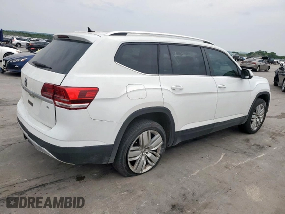 2019 Volkswagen Atlas SE with VIN 1V2WR2CA4KC534215, listed as a Copart auction lot 53889295 with 98,097 mi miles and Salvage title. Bid and sale history available at DreamBid. Image 3.