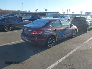 2014 Honda Civic EX with VIN 19XFB2F80EE270941, listed as a IAAI auction lot 41585542 with 104,446 mi miles. Bid and sale history available at carsss.com. Image 4.