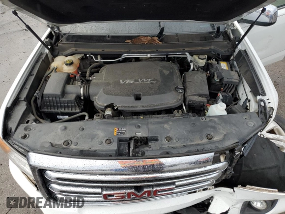 2018 GMC Canyon 2WD SLT with VIN 1GTG5DEN2J1110829, listed as a Copart auction lot 80414214 with 74,702 mi miles and Salvage Title. Bid and sale history available at carsss.com. Image 11.