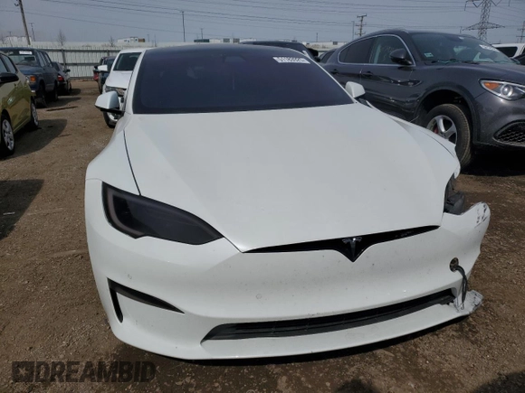 2022 Tesla Model S z VIN 5YJSA1E57NF473919, wystawiony jako Copart lot #51183925 z przebiegiem 48 359 mil mil oraz Szkoda całkowita • Salvage title. Historia ofert i sprzedaży dostępna na DreamBid. Obrazek 5.