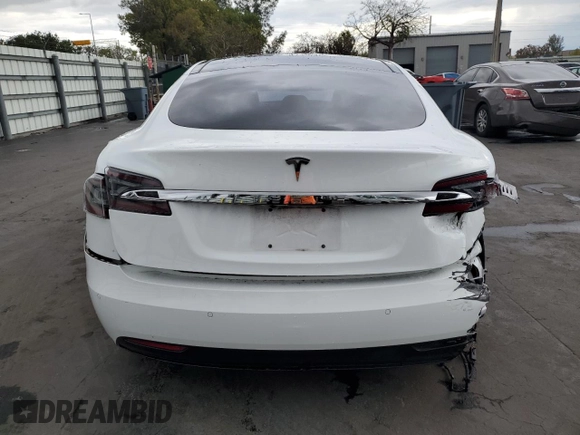 2016 Tesla Model S 70 with VIN 5YJSA1E10GF153812, listed as a Copart auction lot 52108565 with 90,938 mi miles and Non Repairable. Bid and sale history available at DreamBid. Image 6.
