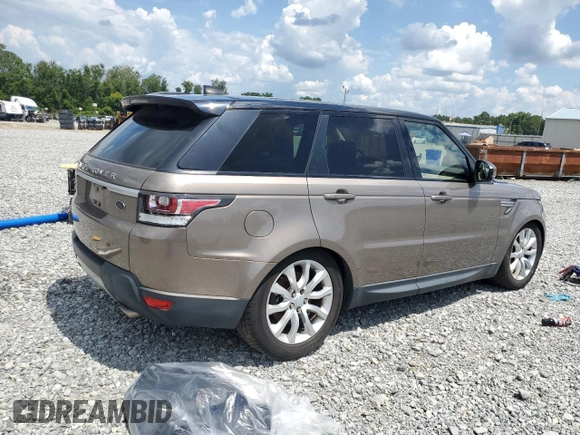 2017 Land Rover Range Rover Sport HSE with VIN SALWR2FVXHA676615, listed as a Copart auction lot 63258725 with 88,293 mi miles and Clean title. Bid and sale history available at DreamBid. Image 3.