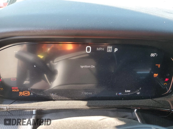 2024 Jeep Grand Wagoneer Series II Obsidian with VIN 1C4SJVFP5RS192539, listed as a Copart auction lot 62644495 with 7,780 mi miles and Salvage title. Bid and sale history available at DreamBid. Image 9.