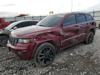 2018 Jeep Grand Cherokee Laredo E with VIN 1C4RJFAG6JC215692, listed as a Copart auction lot 46873295 with 79,396 mi miles and Salvage Title. Bid and sale history available at DreamBid. Image 1.