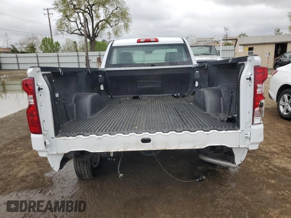 2024 Chevrolet Silverado 1500 Work Truck with VIN 3GCNAAEDXRG373446, listed as a Copart auction lot 50421115 with 0 mi miles and Clean Title. Bid and sale history available at carsss.com. Image 6.