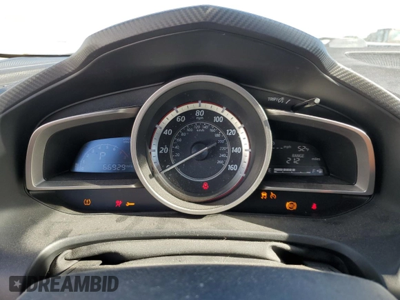 2016 Mazda 3 i Sport with VIN JM1BM1U74G1285879, listed as a Copart auction lot 88374325 with 66,929 mi miles and Salvage Title. Bid and sale history available at DreamBid. Image 9.