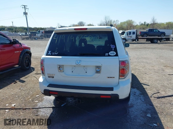 2007 Honda Pilot EX-L with VIN 2HKYF185X7H515012, listed as a IAAI auction lot 41914750 with 231,177 mi miles. Bid and sale history available at carsss.com. Image 16.