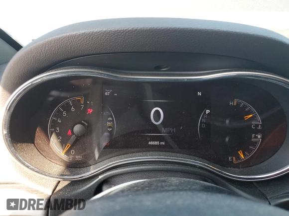 2021 Jeep Grand Cherokee Limited with VIN 1C4RJFBG2MC535904, listed as a Copart auction lot 63646845 with 46,685 mi miles and Salvage title. Bid and sale history available at DreamBid. Image 9.
