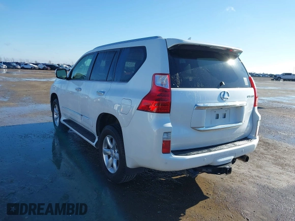 2013 Lexus GX 460 with VIN JTJBM7FX2D5062502, listed as a IAAI auction lot 41137201 with 206,735 mi miles and . Bid and sale history available at DreamBid. Image 3.