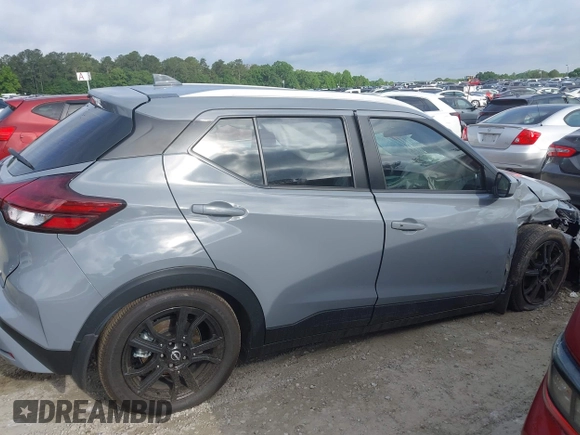 2023 Nissan Kicks SV with VIN 3N1CP5CVXPL552957, listed as a IAAI auction lot 42264347 with 29,463 mi miles and . Bid and sale history available at DreamBid. Image 13.