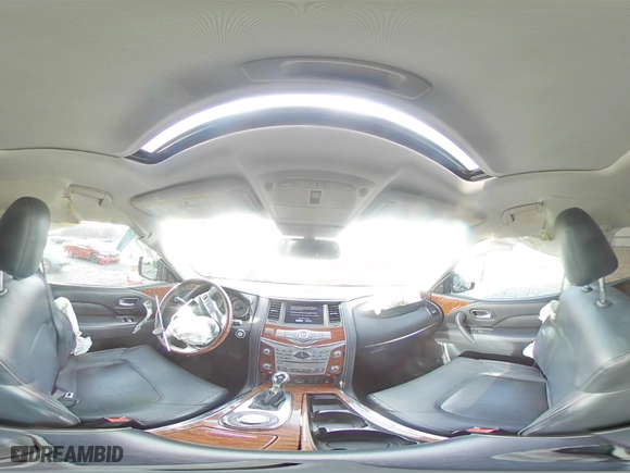 2019 Infiniti QX80 LUXE with VIN JN8AZ2NF3K9681793, listed as a Copart auction lot 49930475 with 83,923 mi miles and Salvage Title. Bid and sale history available at carsss.com. Image 14.