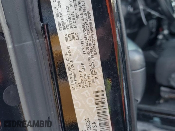 2021 Jeep Wrangler 80th Anniversary with VIN 1C4GJXANXMW638080, listed as a Copart auction lot 86476294 with 37,239 mi miles and Salvage Title. Bid and sale history available at DreamBid. Image 12.