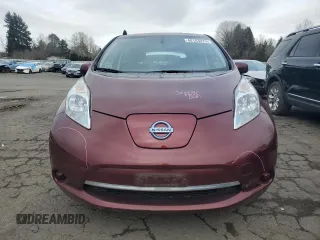 2016 Nissan LEAF SV with VIN 1N4BZ0CP8GC303355, listed as a Copart auction lot 48163075 with 67,665 mi miles and Salvage Title. Bid and sale history available at carsss.com. Image 5.